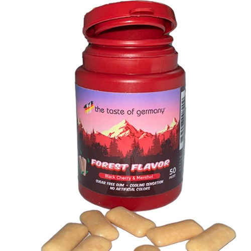 The Taste of Germany "Forest Flavors" Chewing Gums, Triple Pack