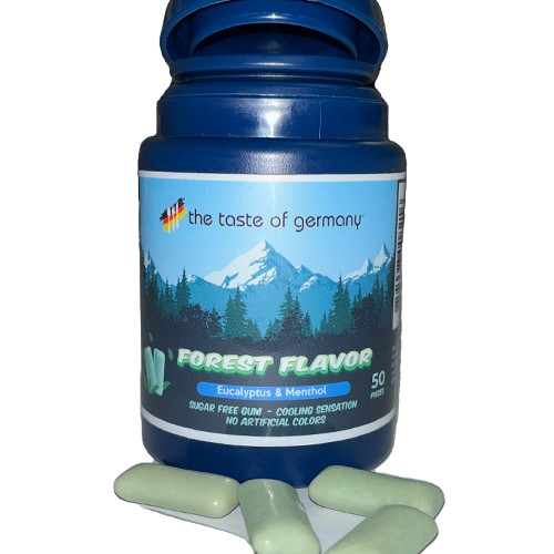 The Taste of Germany "Forest Flavors" Chewing Gums, Triple Pack