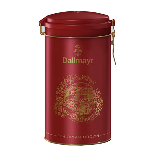 Dallmayr "Ethiopian Crown" Ethiopian Coffee in Red Gift Tin, 17.6 oz.