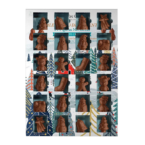 Simón Coll Advent Calendar with  Milk Chocolate Figures, 7.6 oz.