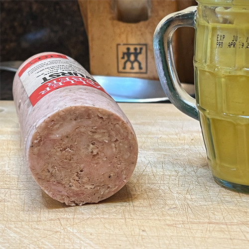 Schaller & Weber Frisian-style "Pinkelwurst" (pork, beef and oats), 1 lbs