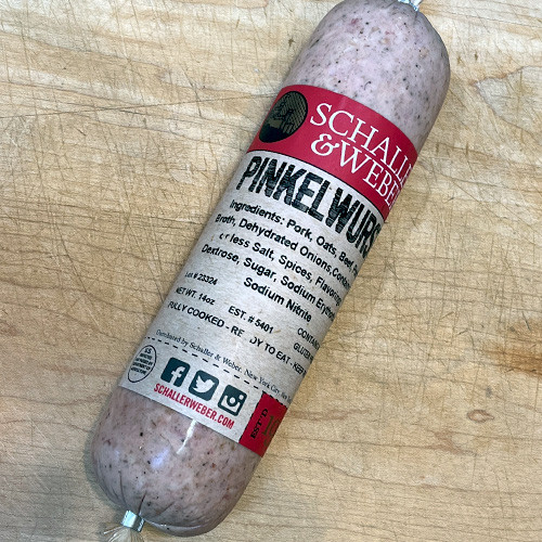 Schaller & Weber Frisian-style "Pinkelwurst" (pork, beef and oats), 1 lbs