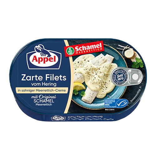 Appel Zarte Filets in sahniger Meerrettich Creme