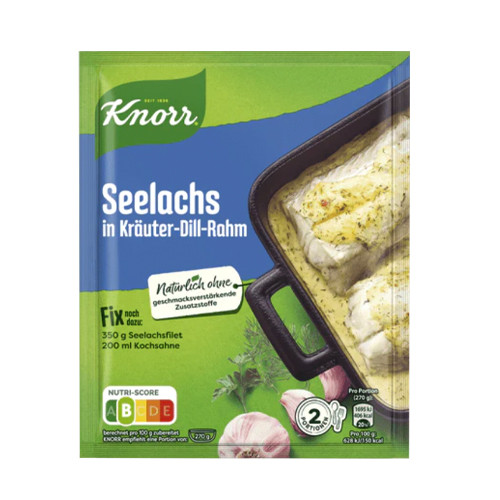 Knorr Seelachs in Krauter-Dill-Rahm