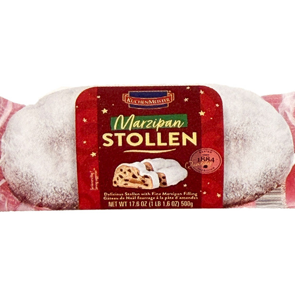 Kuchenmeister Luxury Marzipan Stollen in cello pack 500g