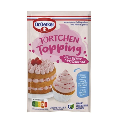 Dr. Oetker Torchen Topping, Raspberry Mascarpone