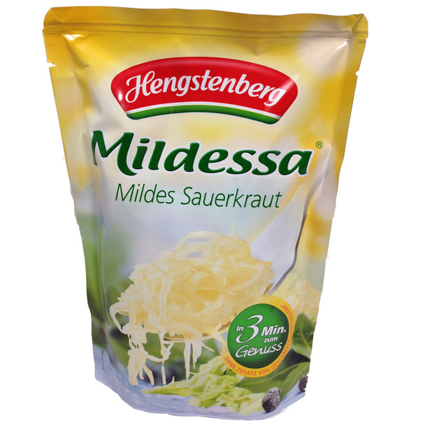 Hengstenberg Mildessa Sauerkraut in Pouch - 14 oz.