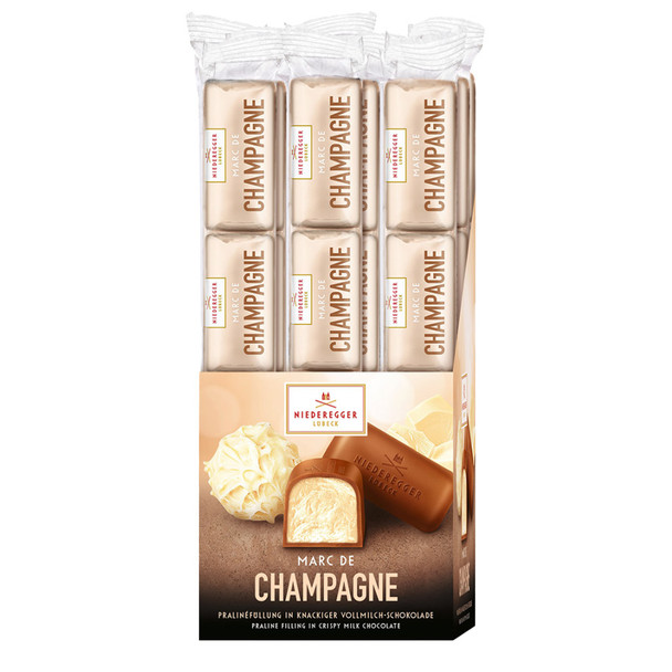 Niederegger "Classics"  Marc de Champagne Brandy Marzipan Pralines, 4 pc. 1.8 oz