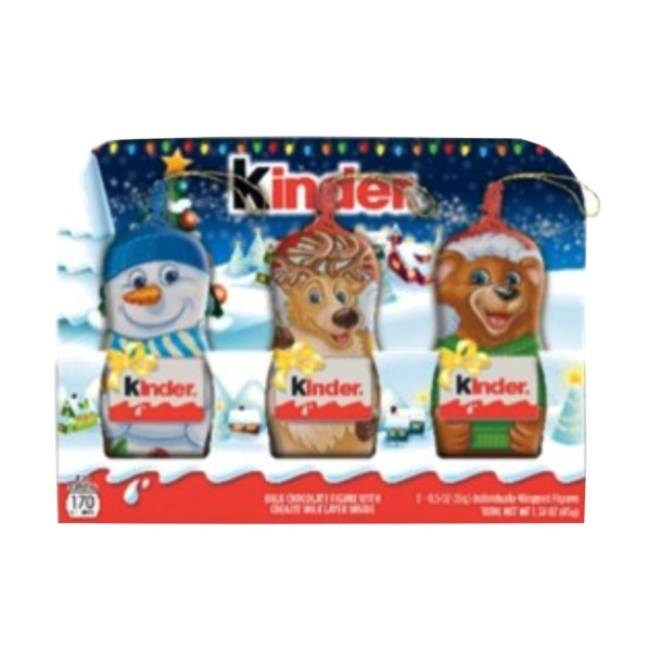 Kinder Milk Chocolate Christmas Figures