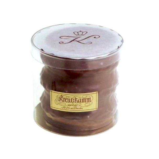 Kreutzkamm Dresdner "Baumkuchen" Tree Ring Cake in Milk Chocolate Glaze, 10.6 oz