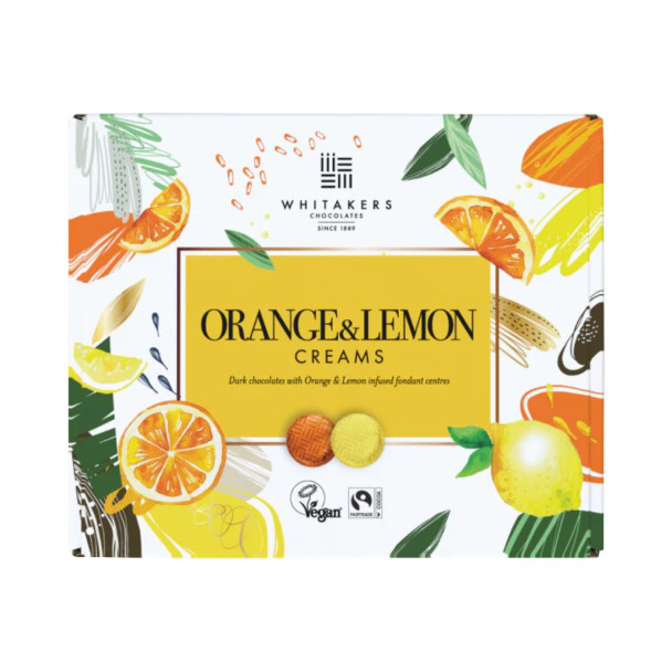 Whitakers Orange & Lemon Creams Chocolate