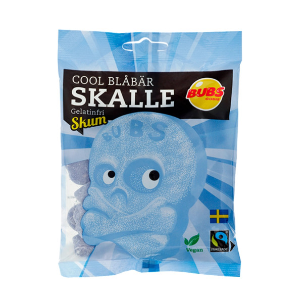 Bubs "Nordic Skull" Cool Blueberry Gummies