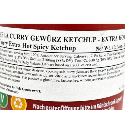 Hela Curry Ketchup "Extra Scharf" 300ml