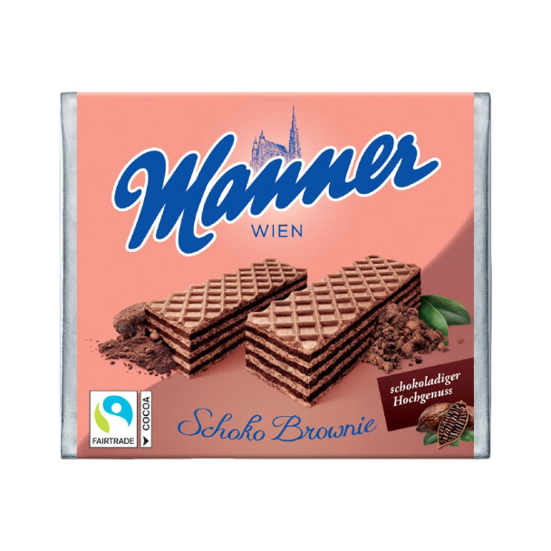 Manner Chocolate Brownie Wafers