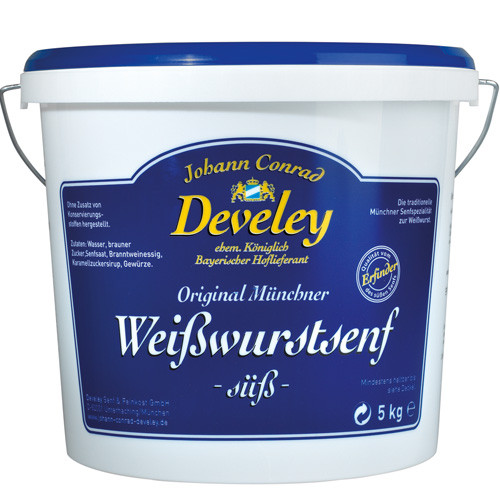 Develey Munich Sweet Mustard 11 lbs. Food Service
