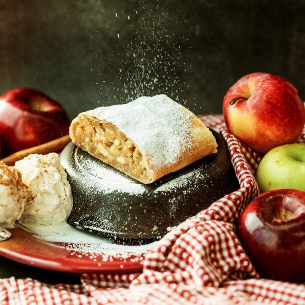 The Taste of Germany "Little Austria" Apple Strudel with Pecans, pack of 4