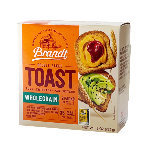 Brandt Double Baked Wholegrain Toast "Zwieback"