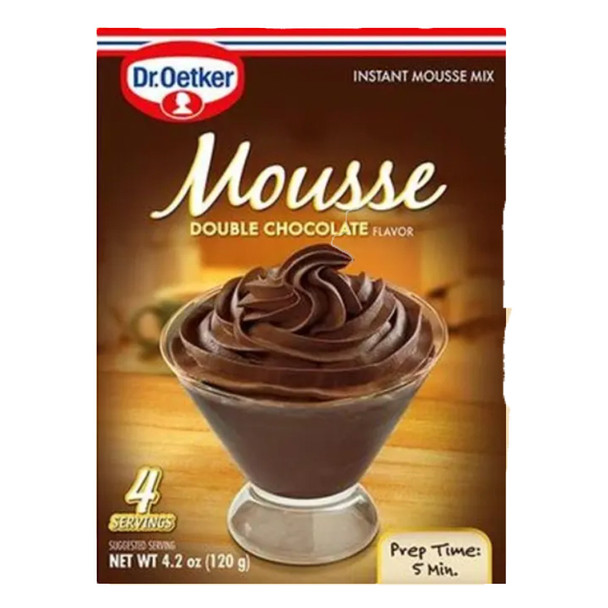 Dr. Oetker Double Chocolate Mousse Dessert Mix, 4.2 oz.