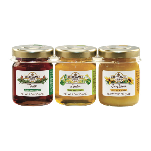 Breitsamer Mini 3 Piece Honey Assortment Pack