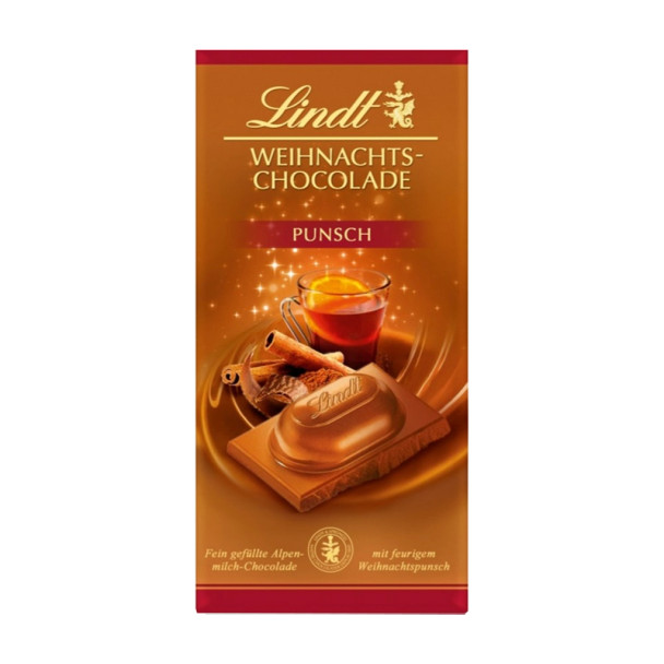 Lindt Winachts Punsch Filled Chocolate Bar