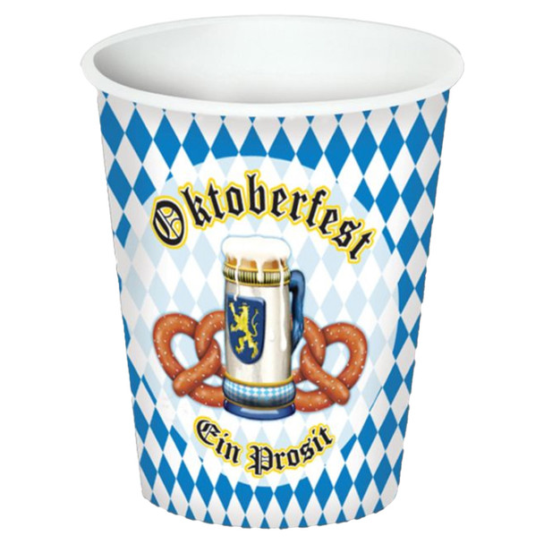 The Taste of Germany Oktoberfest Beer and Pretzel Cups 9 oz (8/pkg)