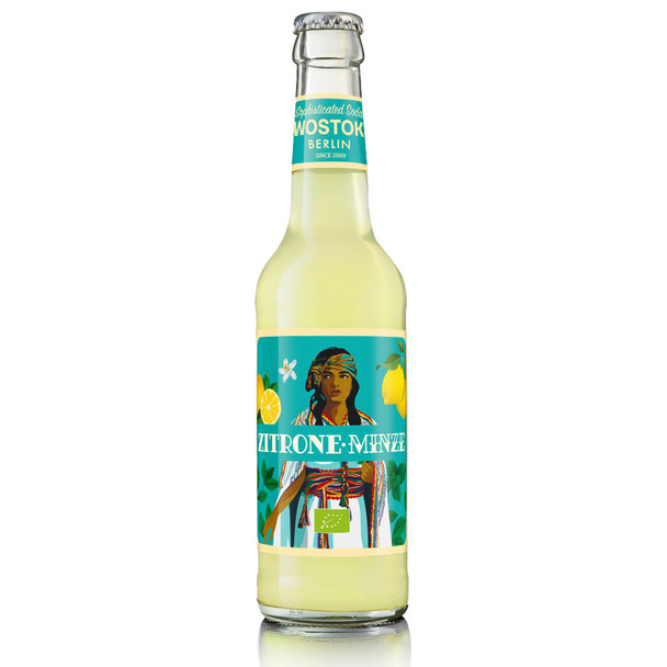 Wostok Organic Lemon Mint Berlin Craft Soda, 330ml
