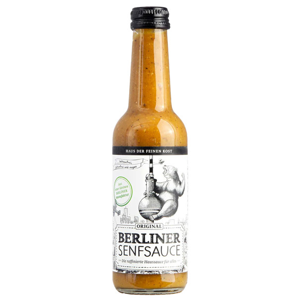 Haus der Feinen Kost Original Berlin Mustard Sauce in Bottle, 250ml