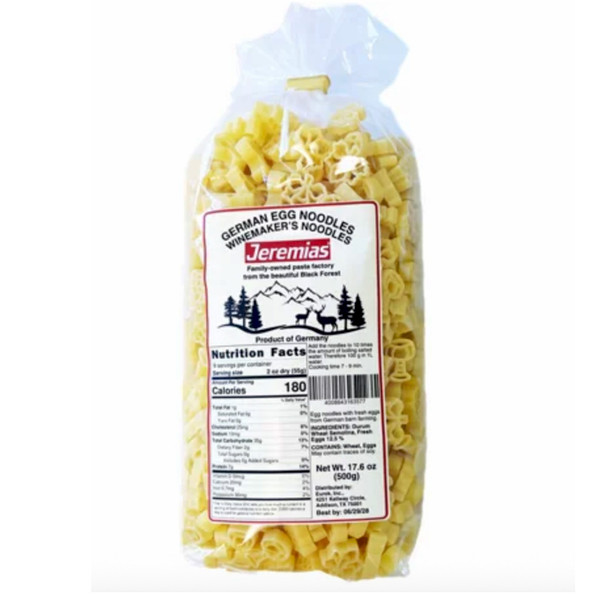 Jeremias Gourmet "Wine Themed" Assorted Egg Noodles, 500g