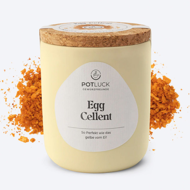 Potluck "Egg Cellent" Seasoning Mix for Egg Dishes  in Ceramic Jar, 60g