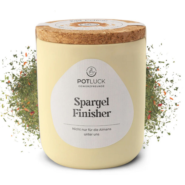 Potluck "Asparagus Finisher" Seasoning Mix for Vegetable Dishes  in Ceramic Jar, 60g