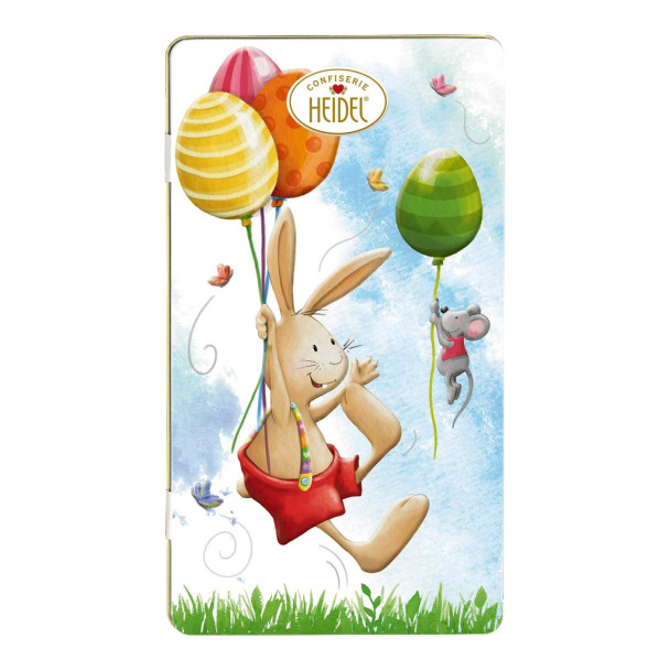 Heidel Easter Greetings Tin - 9 Mini Chocolate Bars