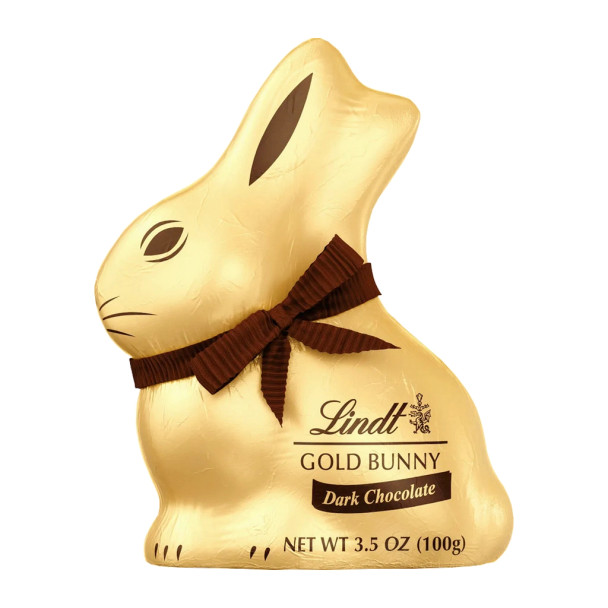 Lindt Solid Dark Chocolate Gold Bunny