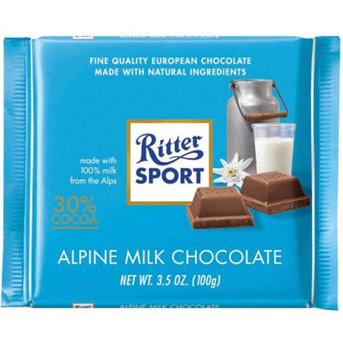 Ritter Alpine Milk Chocolate