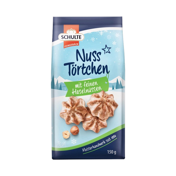 Schulte Gingerbread Hazelnut Tortelettes