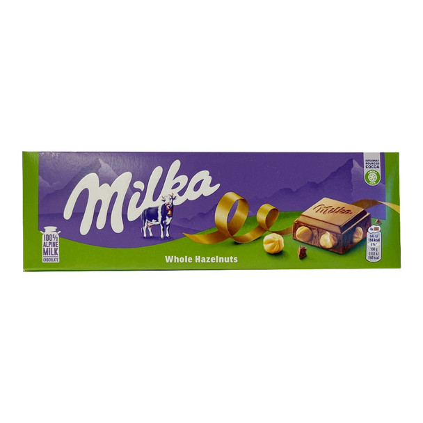 Milka Whole Hazelnut Chocolate Bar