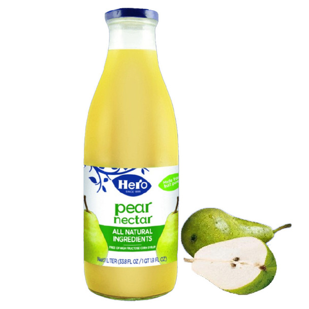 Hero Pear Nectar, 33.8 oz - DEAL