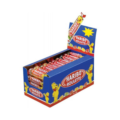 Haribo Roulette in Counter Display