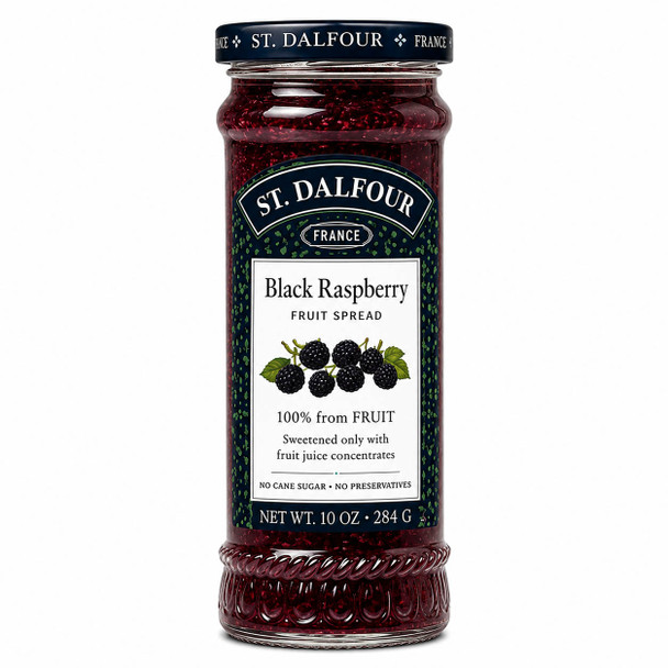 St. Dalfour Black Raspberry Fruit Spread, 10 oz.