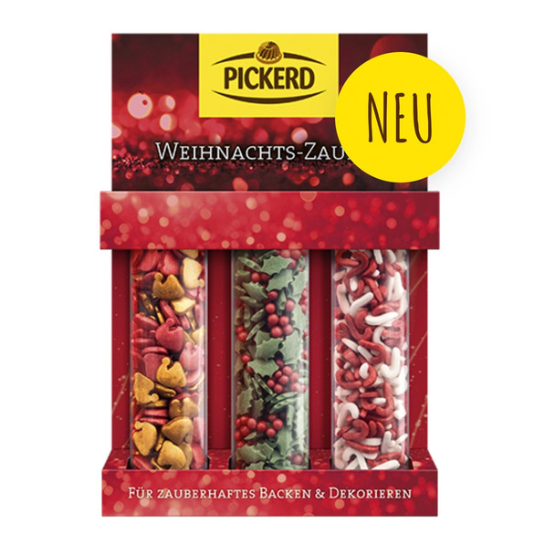 Pickerd "Christmas Magic" Sugar Baking Decoration, 3 pack, 70g - BB