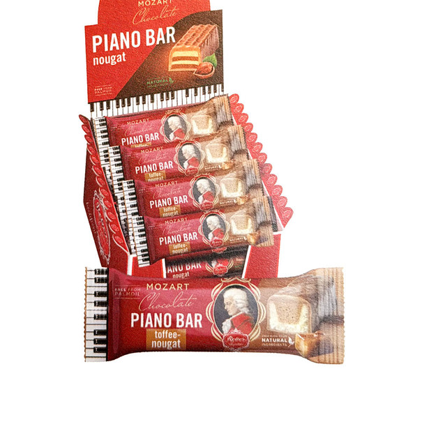 Reber Mozart "Piano" Chocolate Toffee Nougat  Bar 1.6 oz.
