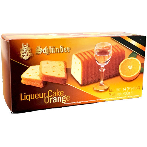 Schluender Cointreau Orange Liqueur Cake 14 oz - DEAL