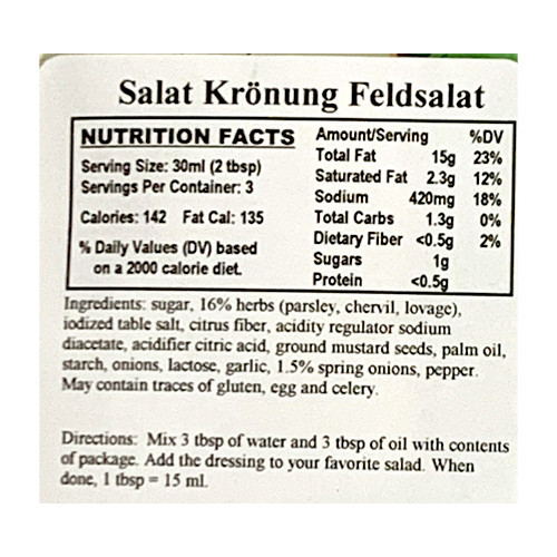 Knorr "Salatkroenung" Lamb's Lettuce Salad Dressing, 5 pack - DEAL