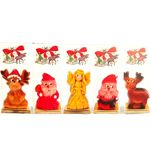 Funsch Marzipan Holiday Figures Assortment, large, 5 pc., 8.8 oz