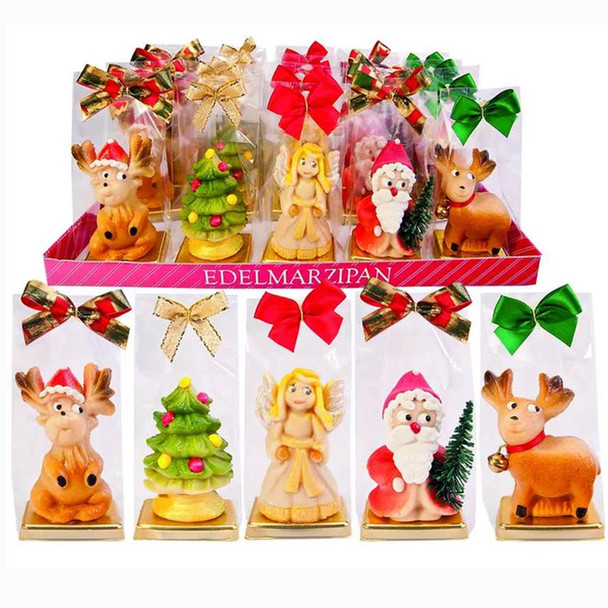 Funsch Marzipan Holiday Figures Assortment, large, 5 pc., 8.8 oz
