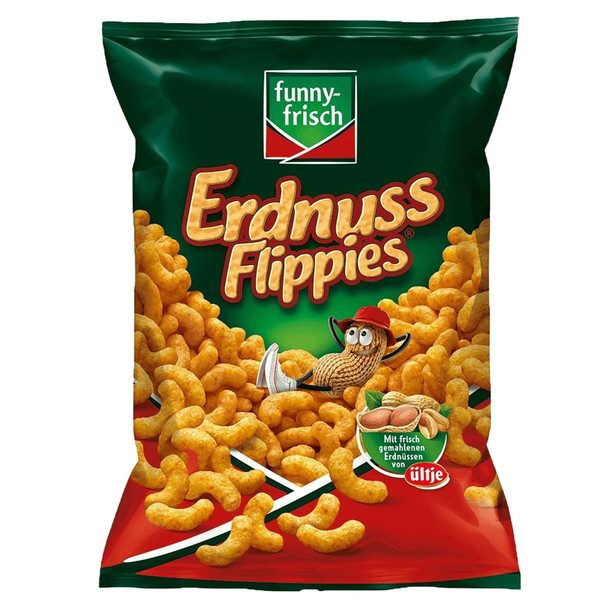 Funny Frisch "Flippies" Peanut Corn Snacks, 175g