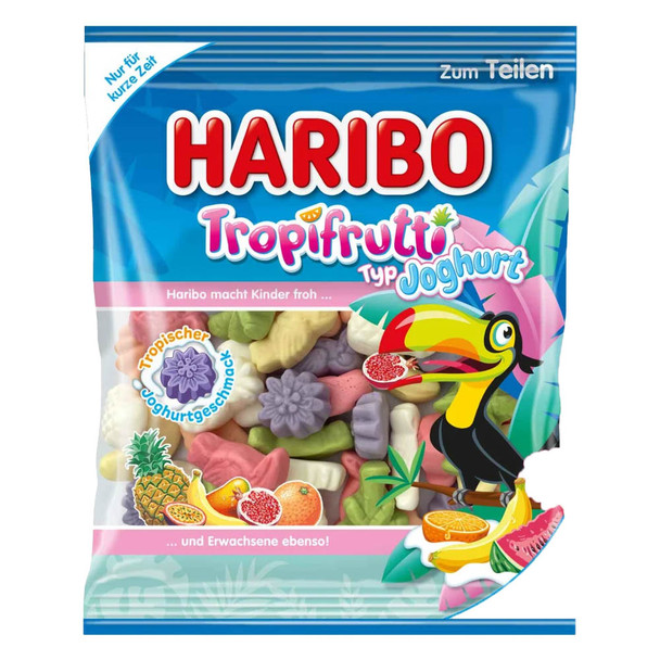 Haribo "Tropi Fruti" Yogurt Fruit Gummies, 160g