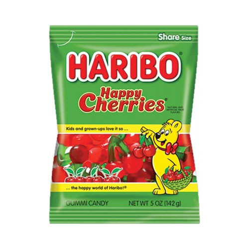 Haribo Happy Cherries Gummies in Bag - 5 oz. - The Taste of Germany