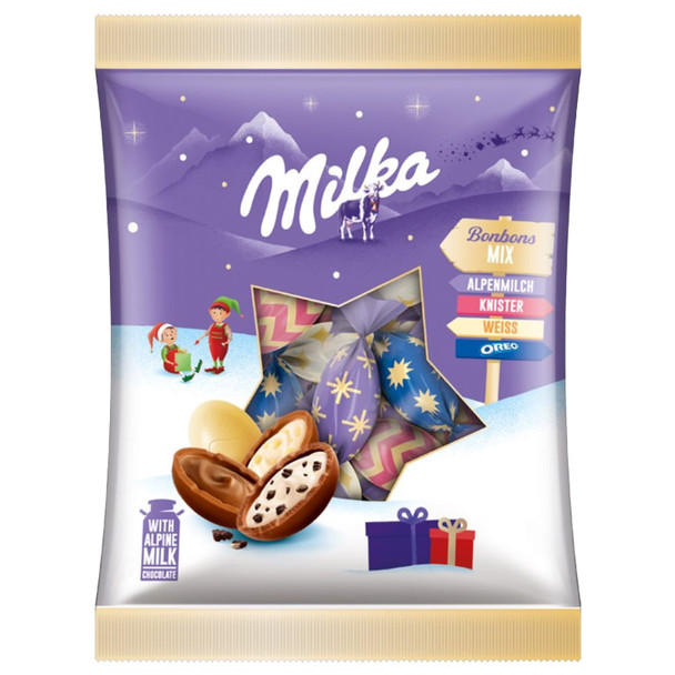 Milka Christmas "Bonbon Mix" in bag, 130g