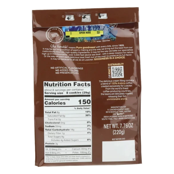 Loacker Quadratini  Espresso Wafers, 7.7 oz. - DEAL