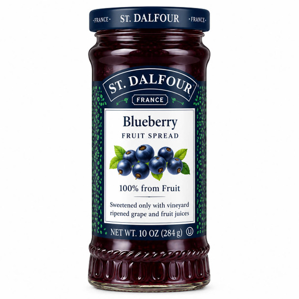 St. Dalfour Blueberry Fruit Spread, 10 oz.